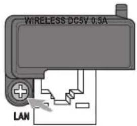 Christie LHD720i - Fastening the adapter cover - 3