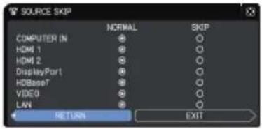 Christie LHD720i - OPTION menu - 2