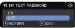 Christie LHD720i - If you have forgotten your password - 1