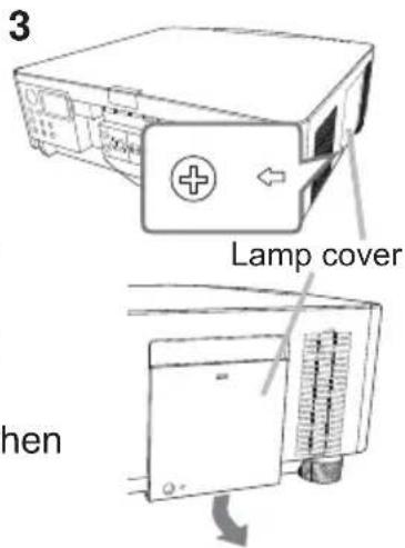 Christie LHD720i - In case of replacement by yourself, follow the following procedure. - 1