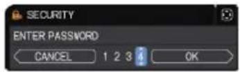 Christie LHD720i - If you have forgotten your password - 1