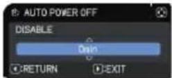 Christie LHD720i - OPTION menu - 5