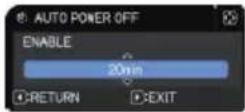 Christie LHD720i - OPTION menu - 4