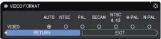 Christie LHD720i - INPUT menu - 2