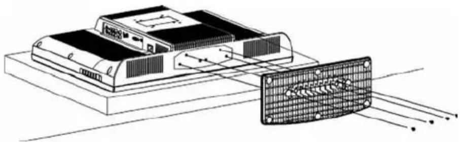 WESTINGHOUSE SK-26H540S - How to remove the BASE - 1