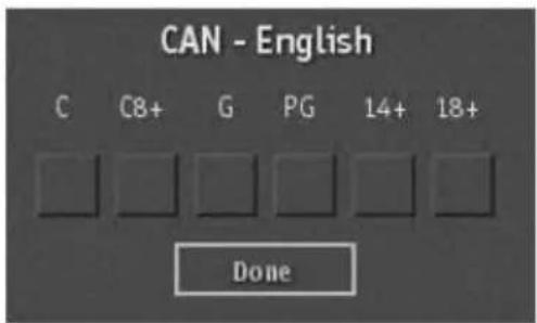 CAN - English C C8+ G PG 14+ 18+ Done