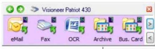Visioneer Patriot 430 eMail Fax OCR Archive Bus. Card
