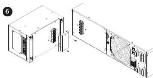 CyberPower Smart App Online OL6KRTHW - Step 6: Fix the cover on the Maintenance Bypass Module - 5