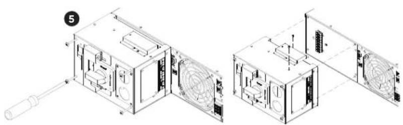 CyberPower Smart App Online OL6KRTHW - Step 6: Fix the cover on the Maintenance Bypass Module - 4