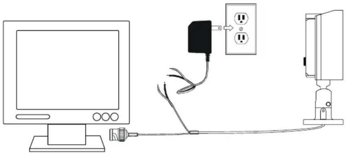 HONEYWELL HCD95534 - Connecting the Camera - 1