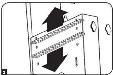 Tripp Lite SmartRack SRWF4U36 - Adjusting Mounting Rail Depth - 2