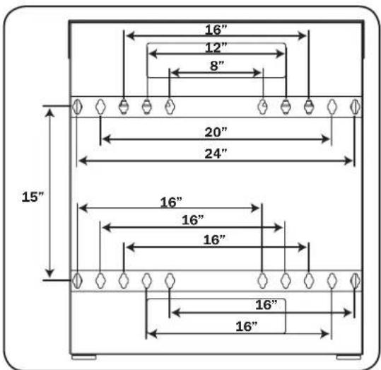 Tripp Lite SmartRack SRWF4U36 - Mounting - 1
