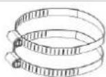 BEC Technologies RidgeWave 4700FWB - Mounting Kit includes: - 10