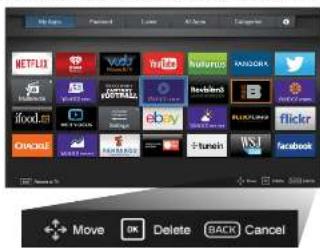 VIZIO Reference RS120-B3 - Moving an App in My Apps - 1