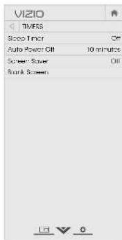 VIZIO Reference RS120-B3 - Setting the Sleep Timer - 1