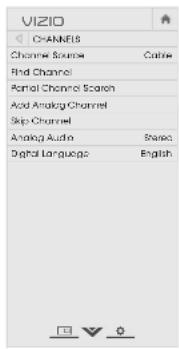VIZIO Reference RS120-B3 - SETTING UP CHANNELS - 1