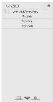 VIZIO Reference RS120-B3 - Changing the Digital Audio Language - 2