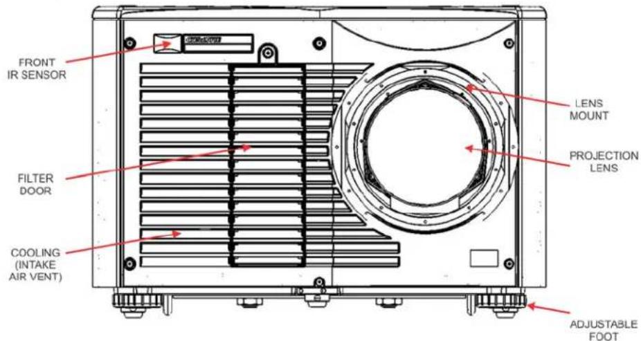 Christie Roadster HD16K - Lamp Door - 1