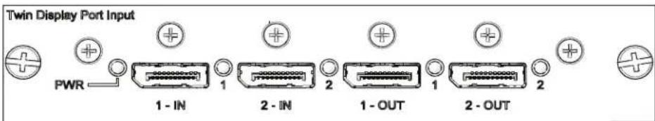 Christie Roadster HD16K - Twin DisplayPort Input Card - 1