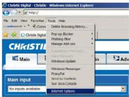 Christie Roadster HD16K - A Backup Or Interrogator File Cannot Be Saved - 1