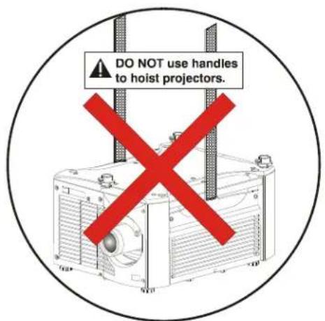 Christie Roadster HD16K - Rules for all hoisting: - 2