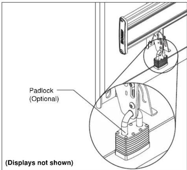 Padlock (Optional) (Displays not shown)