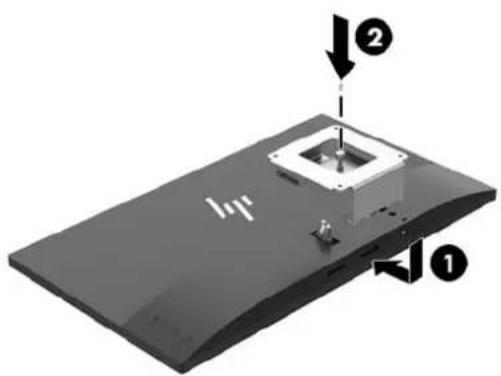 HP Elite S240n - Attaching the VESA mounting bracket - 1