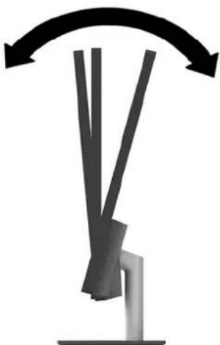 HP Elite S240n - Adjusting the monitor - 1