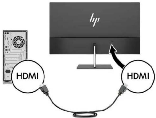 HP Elite S240n - Connecting the cables - 3