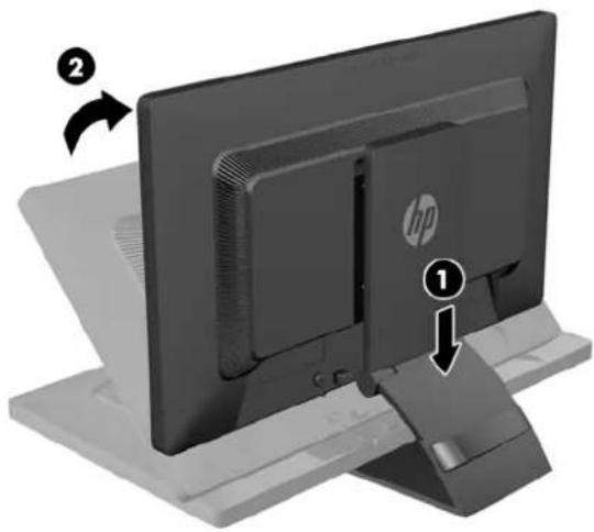 HP Business E201 - Unfolding the monitor - 2