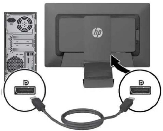 HP Business E201 - Connecting the cables - 5
