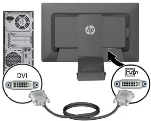 HP Business E201 - Connecting the cables - 4
