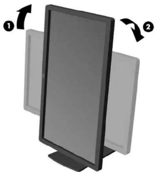 HP Advantage E201 - Adjusting the Monitor - 7
