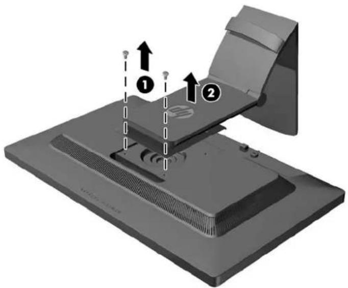 HP Advantage E201 - Removing the Monitor Stand - 3