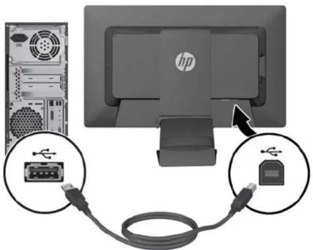 HP Advantage E201 - Connecting the Cables - 6