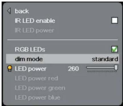 Barco FS33 - IR menu: - 4