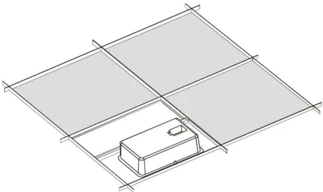 Kramer SPK-C819 - Installing the Half-Tile Size Speaker - 2