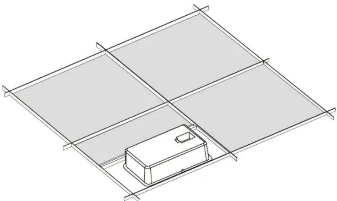 Kramer SPK-C819 - Installing the Half-Tile Size Speaker - 3