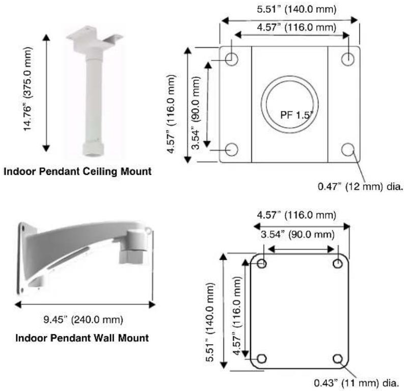 HONEYWELL Acuix HDV1NSFC - Indoor Pendant with a Ceiling or Wall Mount - 1