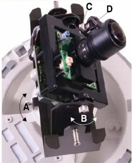 HONEYWELL Acuix HDV1NDFCW - Step 2: Connect Video and Power and Adjust Camera Position - 3