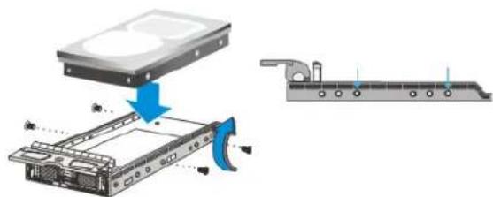 HONEYWELL Enterprise HERC96T24S - To install a hard drive - 2