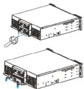 HONEYWELL Enterprise HERC96T24S - To install a backup battery unit - 2