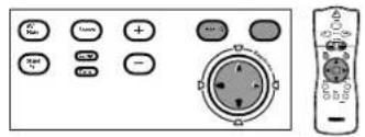 Diagram showing various remote control buttons including alarm, power, and function labels
