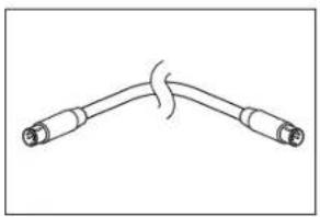 Simple line drawing of two connected electrical connectors (no text or symbols)