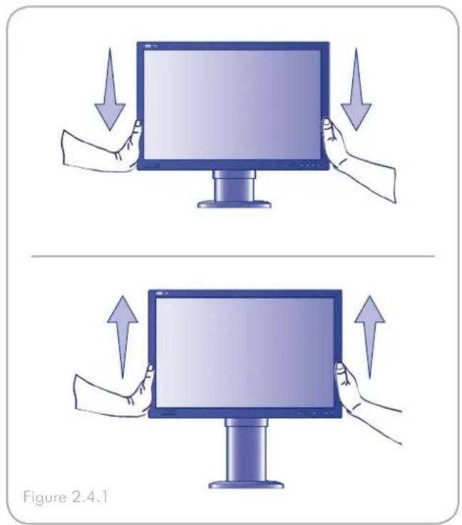 LACIE 730 - Raise and Lower Monitor Screen2.4.1. - 1