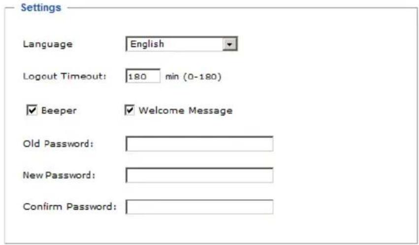 ATEN Power Over the NET PN5320 - User Preferences - 1
