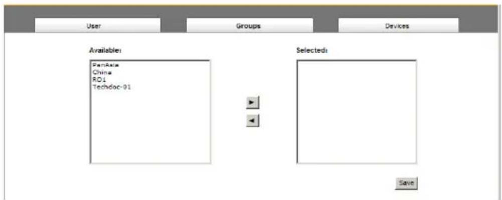 ATEN Power Over the NET PN5320 - Assigning Users to a Group From the Accounts Page - 1