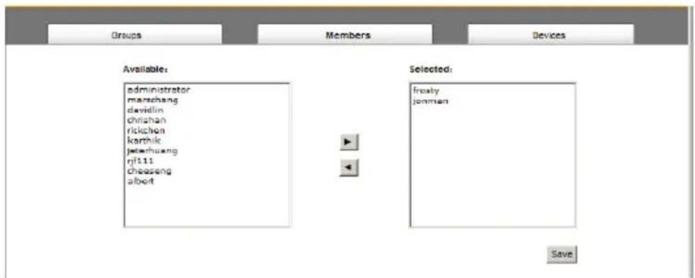 ATEN Power Over the NET PN5320 - Removing Users From a Group From the Groups Page - 1