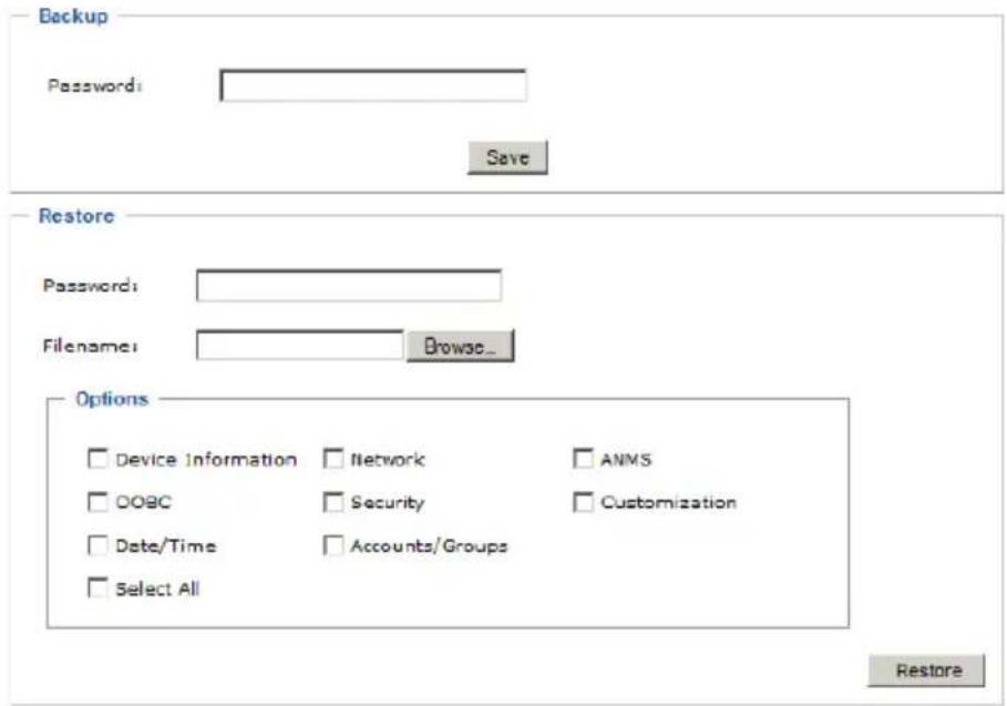 ATEN Power Over the NET PN5320 - Backup/Restore - 1