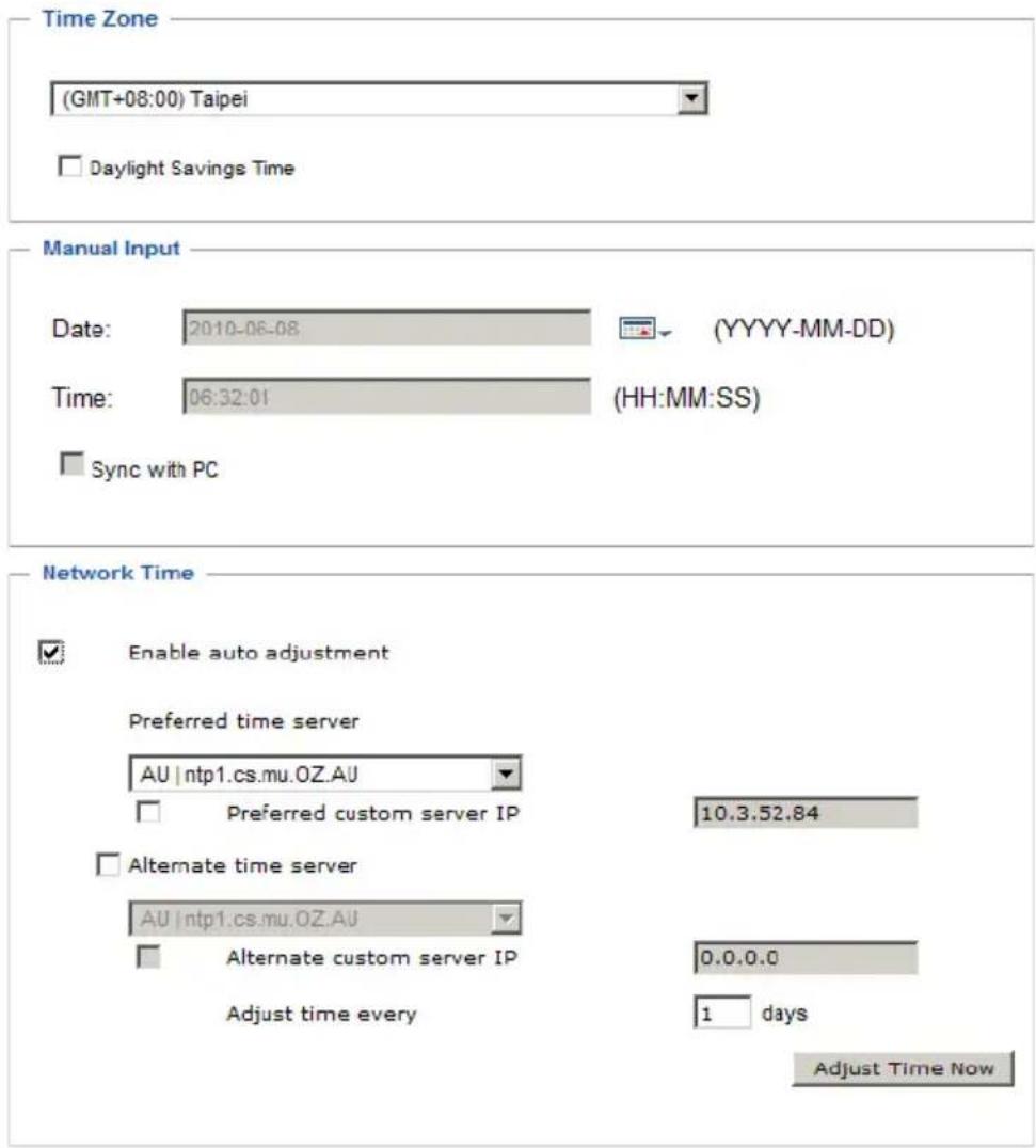 ATEN Power Over the NET PN5320 - Date/Time - 1
